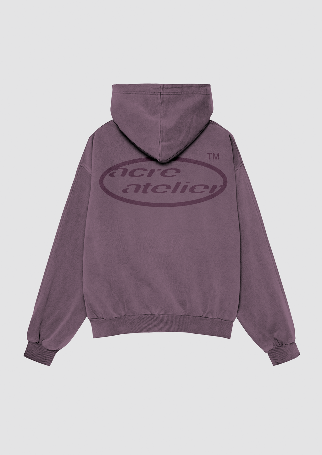 ACRE®ATELIER Après&Acres Hoodie Pink Back - Sudadera Rosa Espalda Atelier Garments Lab