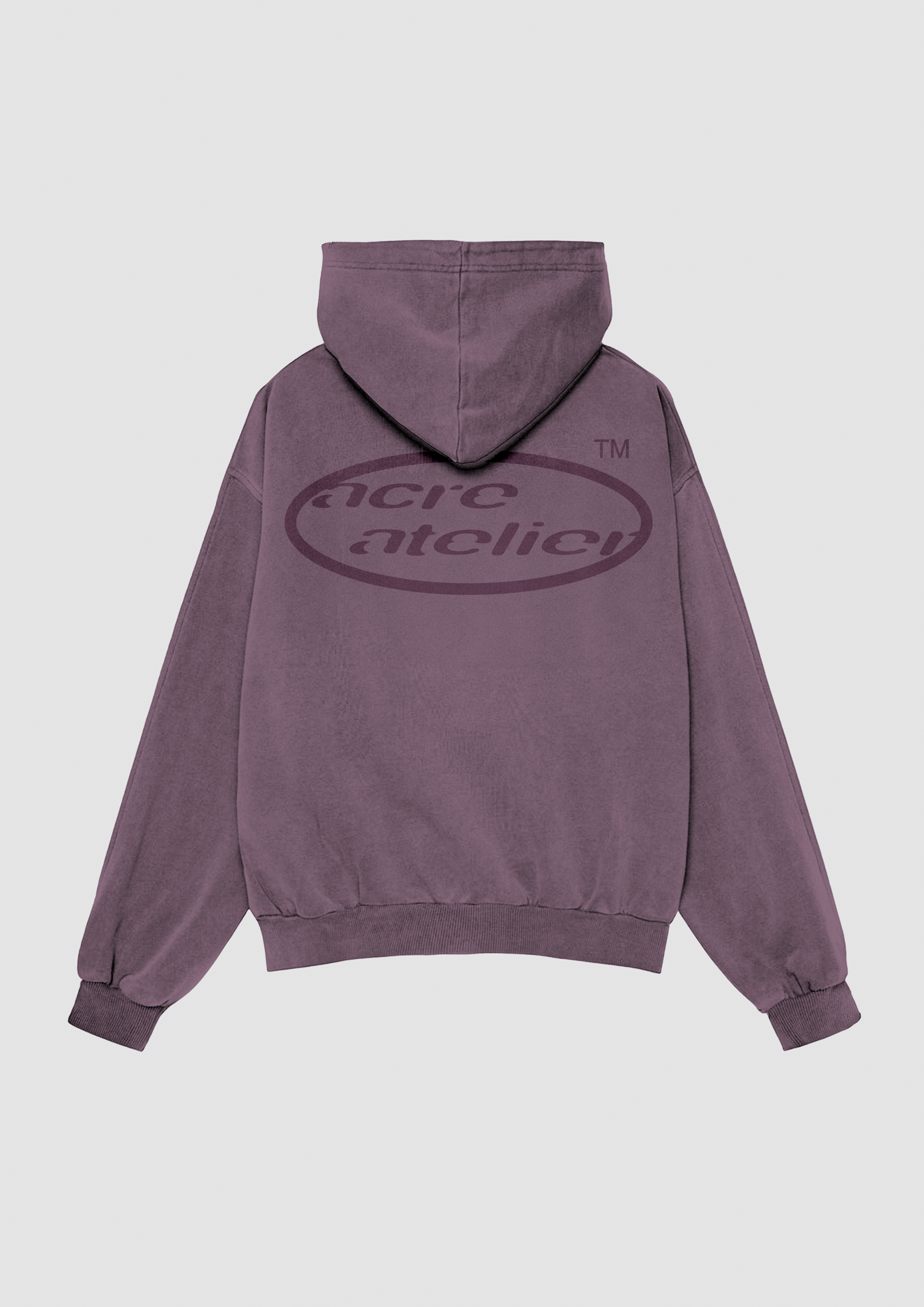 ACRE®ATELIER Après&Acres Hoodie Pink Back - Sudadera Rosa Espalda Atelier Garments Lab