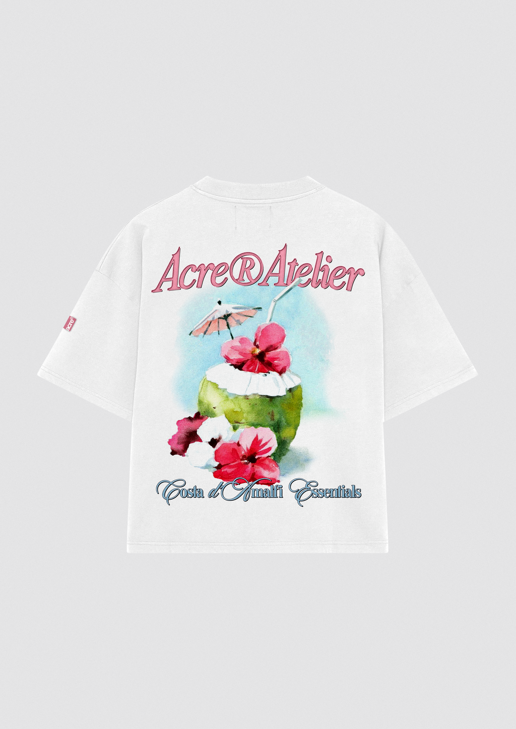 ACRE®ATELIER Costa d'Amalfi T-Shirt Back - Camiseta Costa Amalfi Espalda Atelier Garments Lab