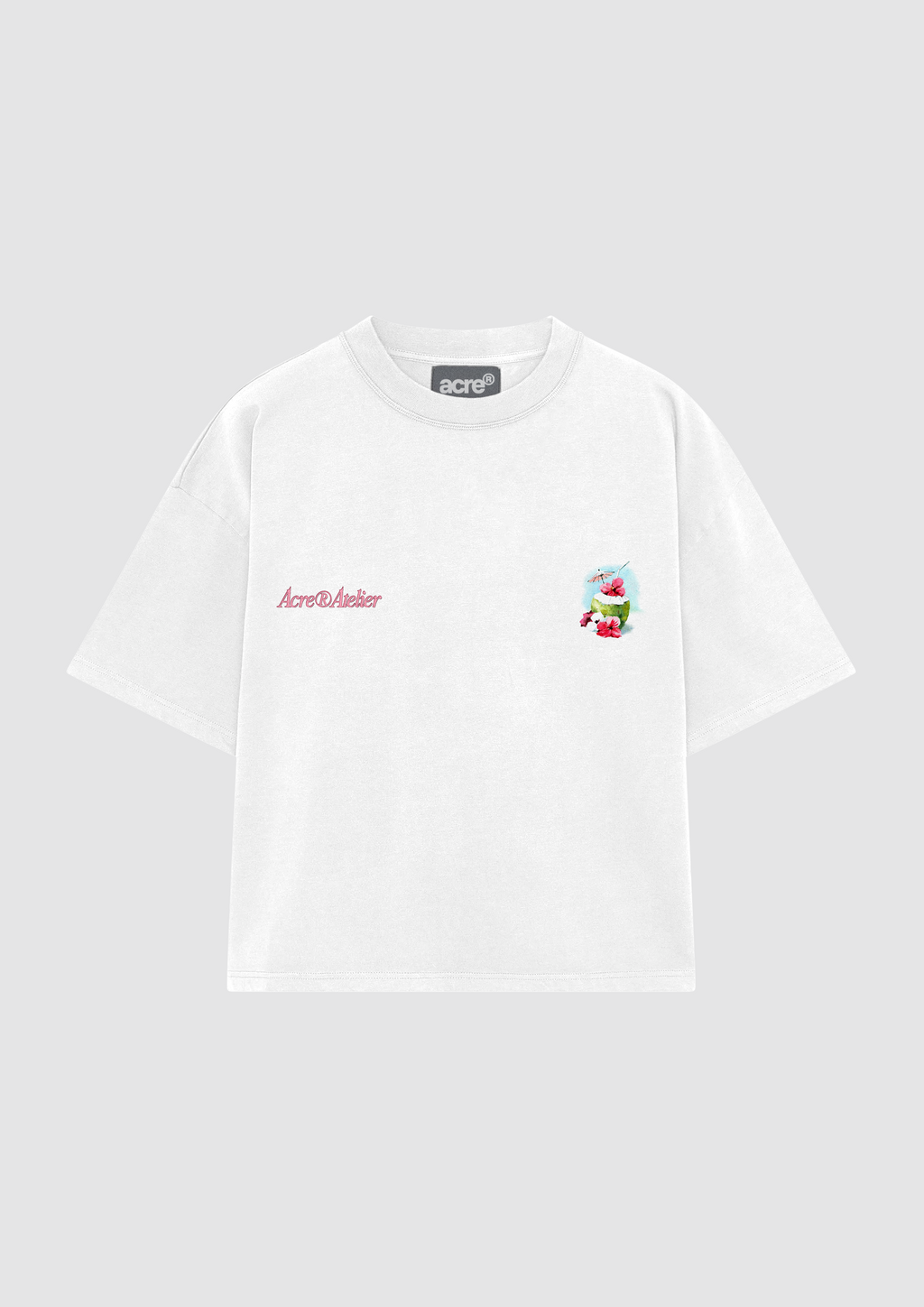 ACRE®ATELIER Costa d'Amalfi T-Shirt Front - Camiseta Costa Amalfi Frontal Atelier Garments Lab