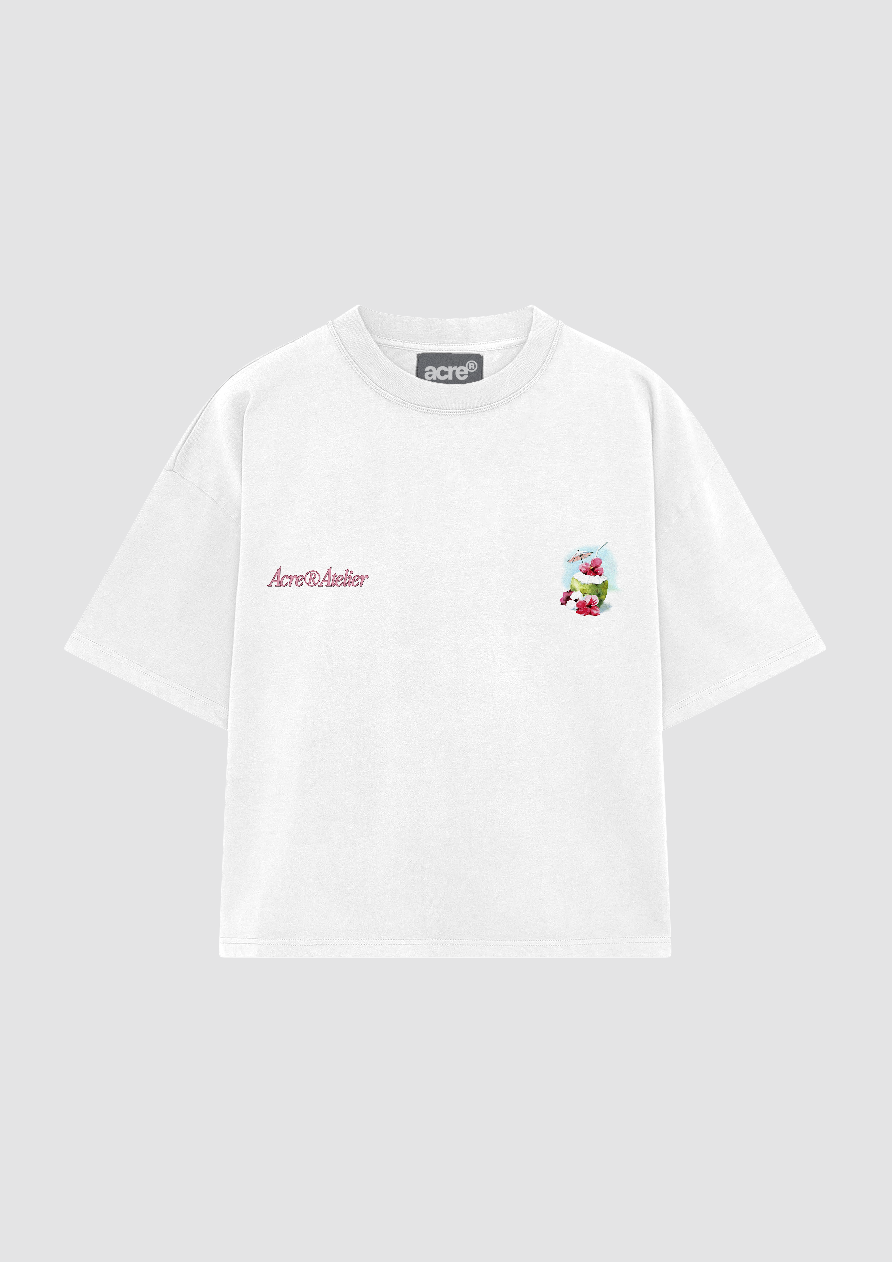 ACRE®ATELIER Costa d'Amalfi T-Shirt Front - Camiseta Costa Amalfi Frontal Atelier Garments Lab