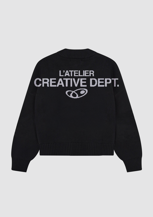CD. KNIT SWEATER // BLACK