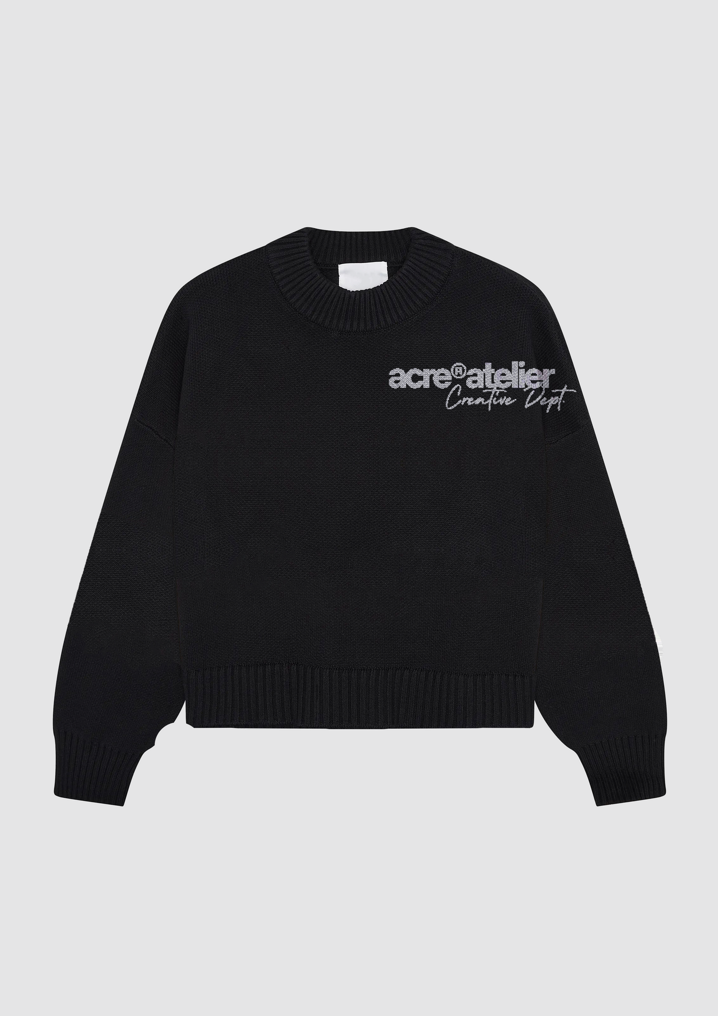CD. KNIT SWEATER // BLACK