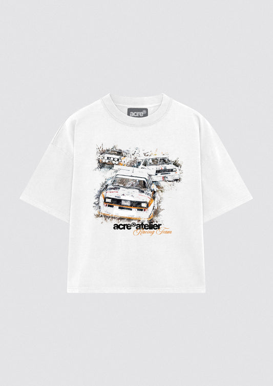 RACING TEAM TEE // WHITE
